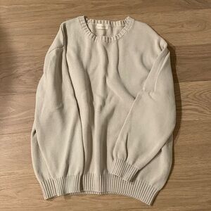 Knit Sweater - Cream color